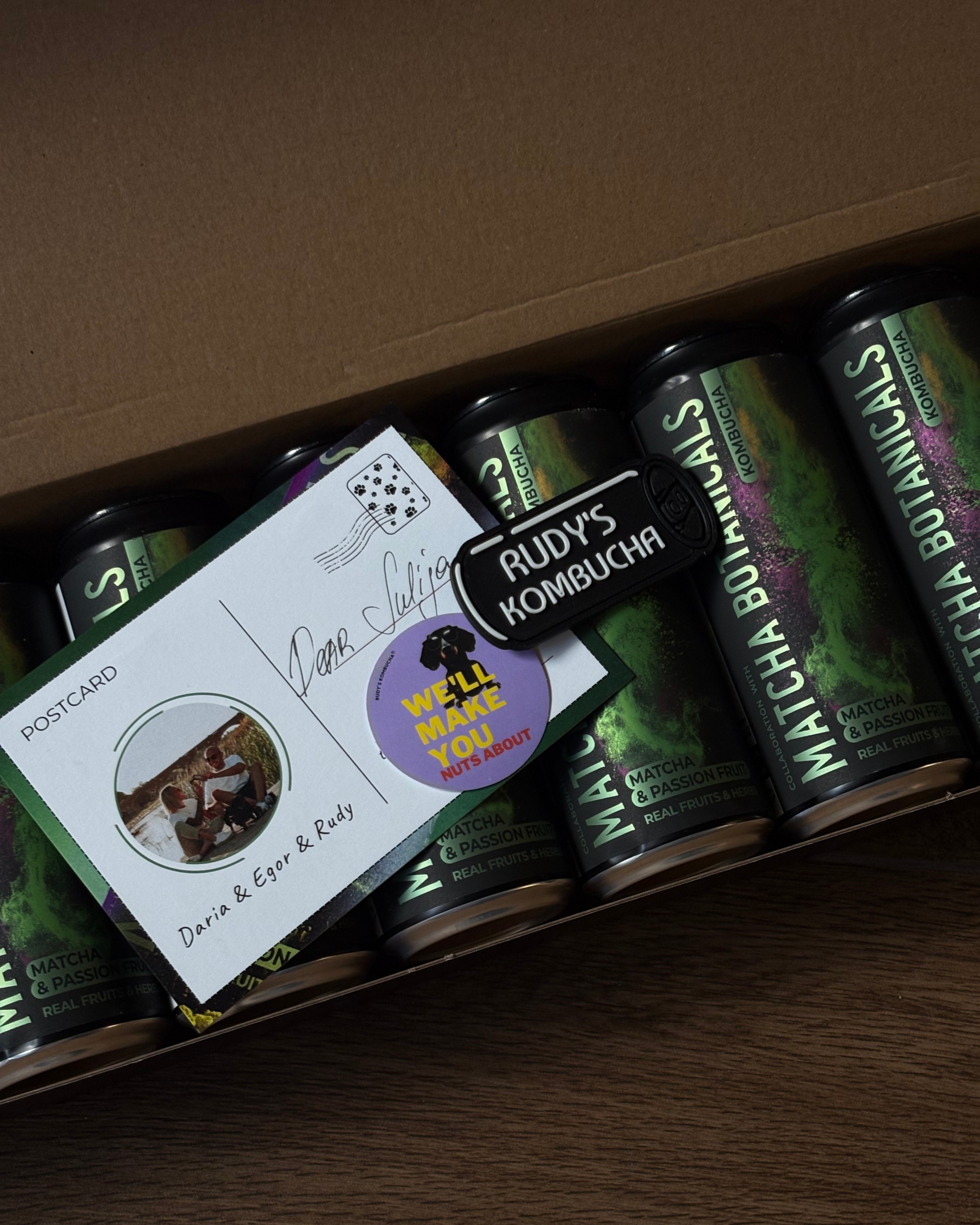 RUDY'S × MATCHA BOTANICALS | MATCHA & PASSIONSFRUCHT KOMBUCHA